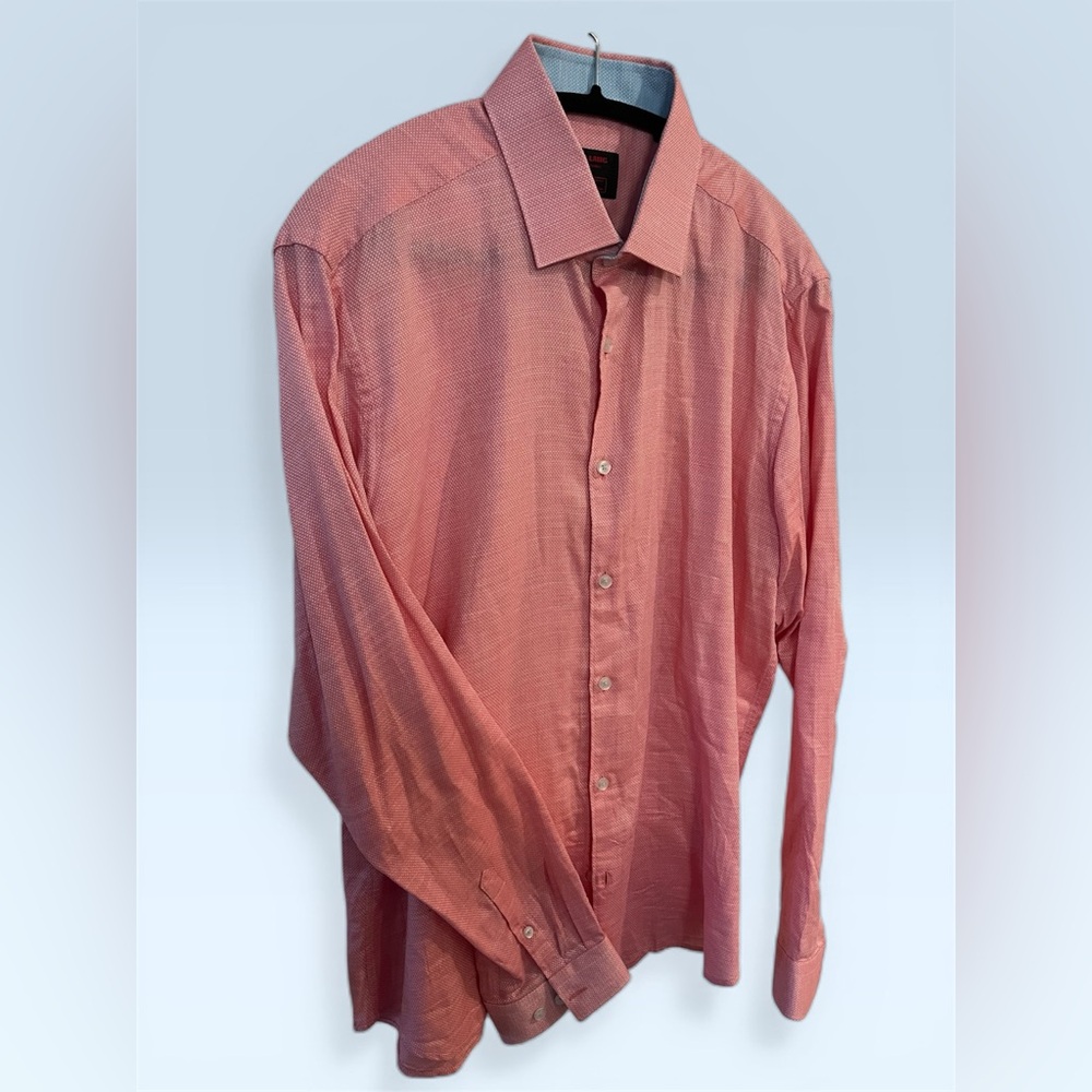 Jared Lang Coral Dress Shirt